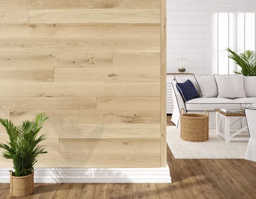 Vista 7 de From The Forest - WallPlanks Adornos originales para panel de pared de madera dura, 48 x 2 pulgadas (roble blanco crudo, sin acabar, paquete de 2)