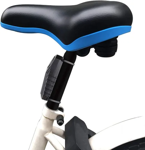 Vista 2 de Mengshen Alarma de bicicleta antirrobo actualizada, alarma inalámbrica impermeable de 113 dB con control remoto para bicicleta, bicicleta eléctrica