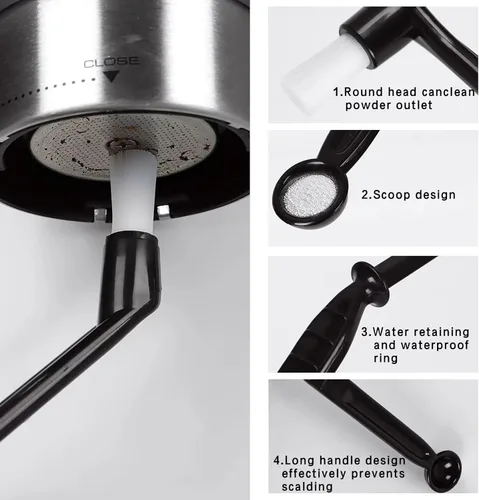 Vista 3 de Cepillo de café, 3 piezas de cepillo de limpieza de café, cepillo de limpieza de filtro de café, adecuado para máquina de café expreso con molinillo