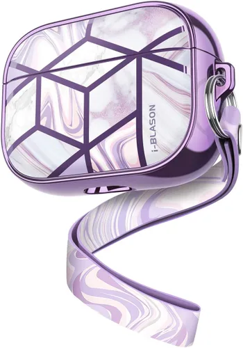 Vista 9 de i-Blason Cosmo Series - Funda diseñada para Airpods Pro, funda protectora de 360° y elegante funda compatible con Apple AirPods Pro (2019) (Jade)