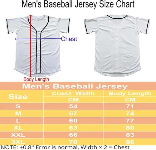 Vista 7 de Jersey de béisbol hipster liso en blanco con botones y uniformes deportivos para hombres y mujeres