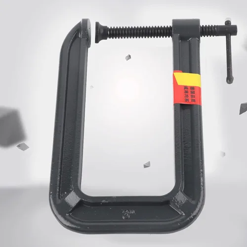 Vista 7 de Abrazadera C resistente tipo G para carpintería con abrazadera en C, dispositivo de sujeción de carpintería de acero fundido, abrazadera en G