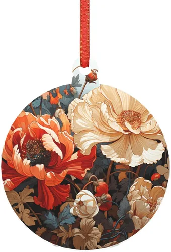 Vista 15 de Christmas Ornament 3" Large Acrylic Christmas Tree Pendant Grimace Pumpkin Lantern Hanging Ornament Accessories 2025 Xmas Decoration Pendant for