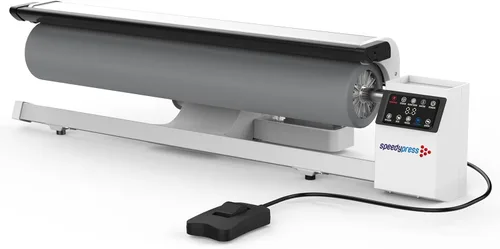 Vista 4 de Speedypress R02036 - Prensa rotativa para planchar con soporte, 36.0 in, para ropa, prendas, cortinas, sábanas, manteles (con soporte)