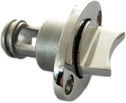 Vista 5 de Tapón de drenaje ovalado de acero inoxidable para barco de 1 pulgada, tapón de drenaje de garboard de barco, 1 unidad