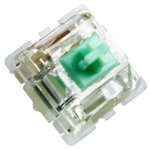 Vista 3 de YMDK Gateron Baby Kangaroo Interruptores táctiles 5pin pre-lubricados Interruptores 2.08 oz Linear POM Material Teclado mecánico