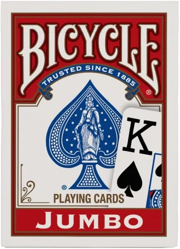 Vista 2 de Springbok Bicycle Poker Tamaño Poker Índice Jumbo Cartas de Juego (Los Colores Pueden Variar)