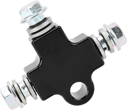 Aramox Línea de freno hidráulico para motocicleta, conector de manguera en T, adaptador de 3 vías, acoplamiento de conector en T, manguera de tubo