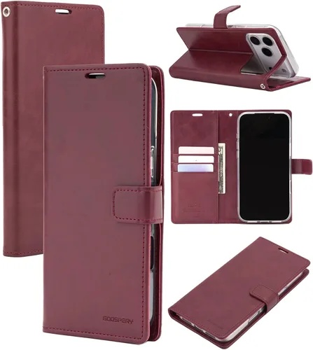 Vista 48 de GOOSPERY Blue Moon Wallet para Samsung Galaxy Note 8 Case (2017) Funda de cuero con tapa (Negro)