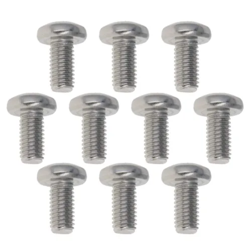 Vista 17 de MroMax 50 tornillos de máquina Phillips de cabeza plana M5 x 0.315 in, acero inoxidable 304 18-8, rosca completa, tornillos de cabeza cruzada gris