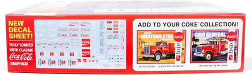 Vista 2 de AMT Kenworth 925 Tractor Coca-Cola 1:25 Kit de modelo a escala 1:25