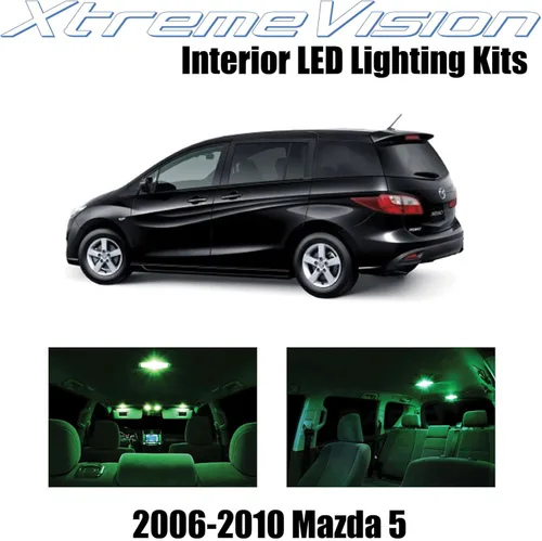 Vista 10 de XtremeVision LED interior para Mazda 5 2010-2013 (8 piezas) kit de LED interior azul + herramienta de instalación