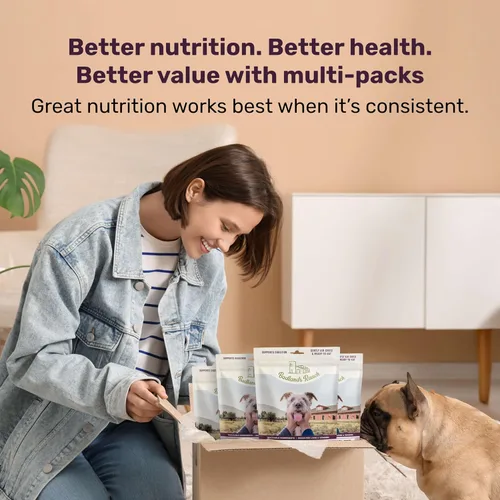 Vista 6 de BADLANDS RANCH por Katherine Heigl – Comida para perros de cordero y venado completa secada al aire con superalimentos – Alto contenido en proteínas