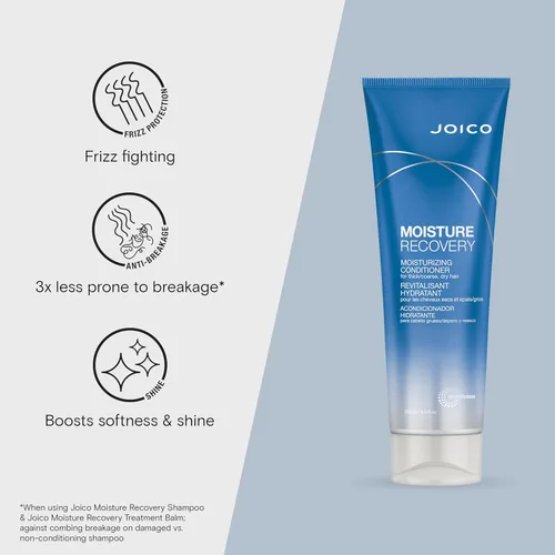 Vista 4 de Joico Moisture Recovery Moisturizing Shampoo & Conditioner For Thick, Coarse, Dry Hair Restore Moisture, Smoothness, Strength, & Elasticity