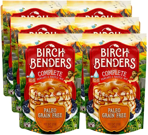 Vista 10 de Birch Benders Paleo - Mezcla para panqueques y waffles, 12 onzas (paquete de 4)