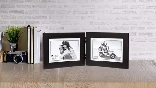 Vista 4 de Marco de madera clásico lineal Malden International Designs.