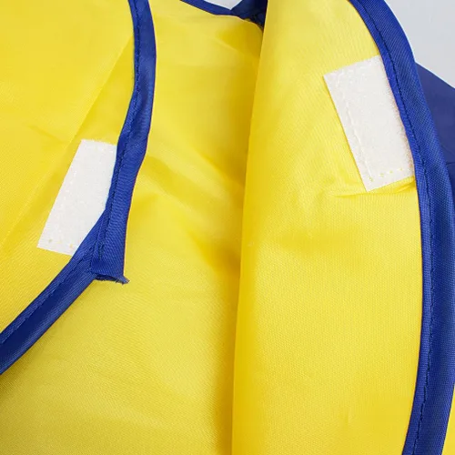 Vista 3 de Paquete de 2 batas de arte para niños, con manga larga y 3 bolsillos para edades de 3 a 8 años