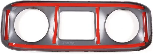 Vista 8 de Marco de ventilación frontal para Mercedes Benz Clase G (2019-2020), consolas centrales, salida de viento de aire acondicionado, tablero de ABS