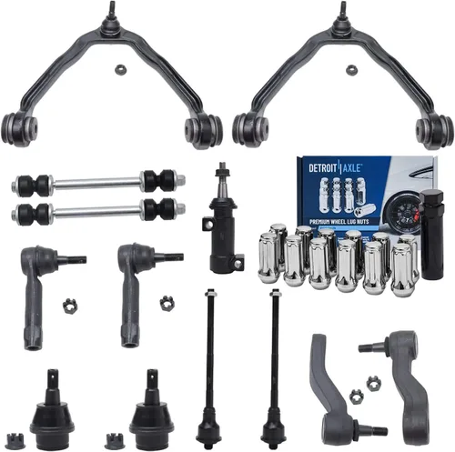 Vista 132 de Detroit Axle - Kit de suspensión frontal de 14 piezas para Honda Accord 08-12 2008 2009 2010 2011 2012, 4 brazos de control con rótulas + 4 barras