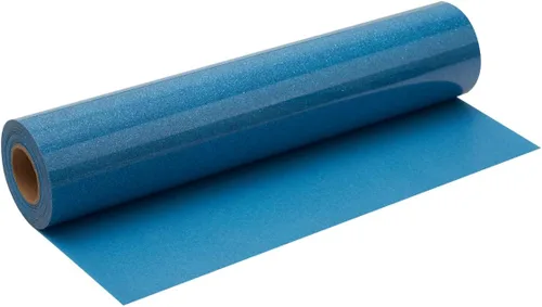 Vista 31 de Rollo de transferencia de calor con purpurina negra, vinilo de transferencia de calor para planchar de 12 x 10 pies para regalos de camisas