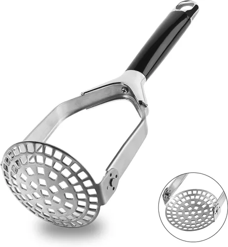 Vista 9 de Joyoldelf Triturador de Papas de Servicio Pesado, Triturador Integrado de Acero Inoxidable Herramienta de Cocina y Triturador