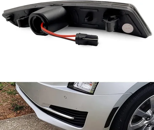 Vista 6 de Juegos de cuartos LED ámbar delanteros laterales de repuesto para Cadillac CTS/ATS 2014-2019 & 2015-2019 Cadillac ATS & 2016-2024 Camaro Kits