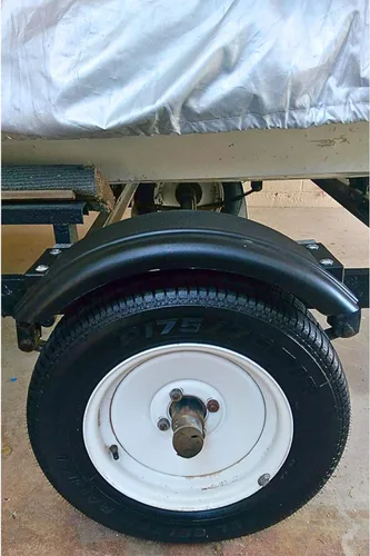 Vista 9 de Tie Down Engineering 86751 guardabarros de plástico negro, compatible con neumáticos de 8"-12