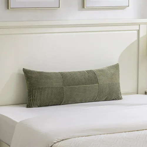 Vista 132 de Fancy Homi - Paquete de 2 fundas de almohada decorativas gris azul pequeño de 14 x 14 pulgadas para sofá, cama, sofá, rústico, estilo granja