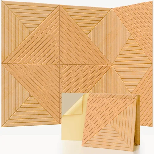 Vista 22 de Paquete de 56 Paneles de Espuma Acústica 1"x12"x12" Paneles de Pared Acústicos de Recuperación Rápida Paneles Reductores de Sonido de Alta