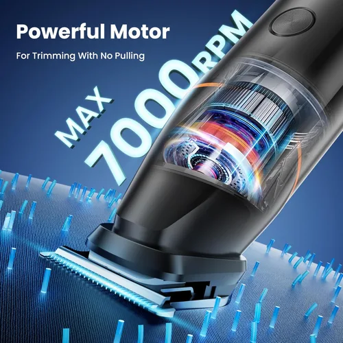 Vista 7 de MAXGROOM - Afeitadora de vello corporal para hombre, afeitadora resistente al agua para la ingle, testículos y bolas, kit de aseo eléctrico sin