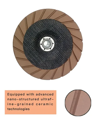 Vista 4 de Rueda de taza de molienda de hormigón Rueda de copa de diamante de cerámica de 7 pulgadas para molienda de piso, se adapta a amoladora angular