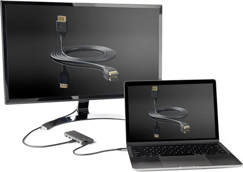 Vista 9 de StarTech.com Adaptador multipuerto USB C - USB-C a HDMI o Mini DisplayPort 4K 60Hz, paso de entrega de energía de 100 W, concentrador USB de 4