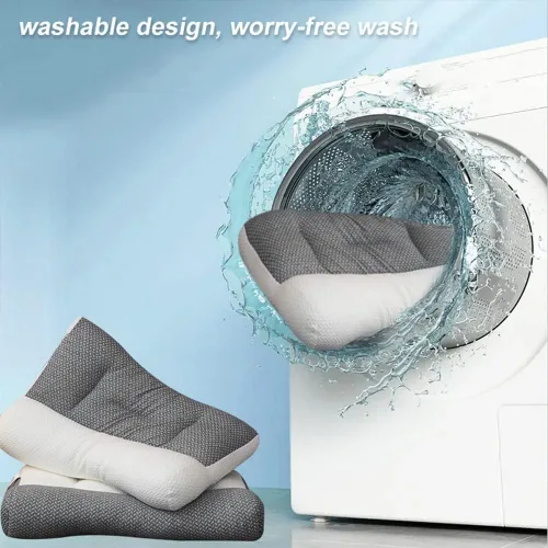 Vista 4 de Almohada para el cuello, almohada súper ergonómica, protege tu cuello y columna vertebral, almohadas ergonómicas para dormir, almohadas ergonómicas
