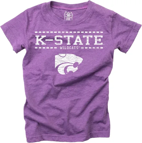 Vista 64 de Wes and Willy NCAA - Camiseta mezclada S/S para niñas