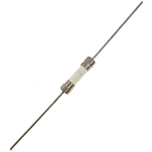 10 unidades de fusible de cerámica axial de plomo T10AH250V 5 x 20 mm / 0.2" x 0.79", retardo de tiempo de soplado lento, 10 AMP 250 V, fusibles de