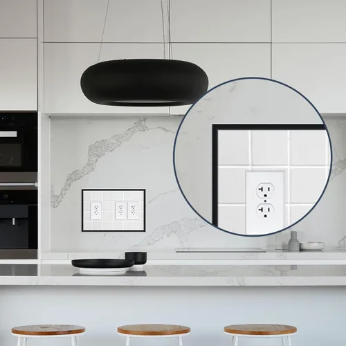 Vista 7 de Moldura para Despegar y Pegar de 9.8 Pies, Moldura de Pared Flexible Autoadhesiva para Bordes, Marcos, Ventanas, Salpicadero y Zócalos, Tira Negro