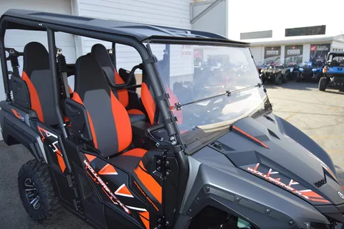 Vista 4 de Wolverine - Parabrisas plegable completo X4 / X2 de Clearly Tough Para modelos 2018-2020 Resistente a los arañazos Policarbonato de alta