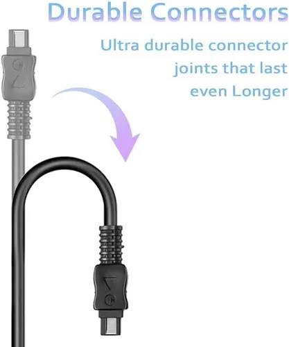 Vista 6 de TKDY AC-L200 Cargador USB Cable de alimentación para videocámara Sony Handycam, adaptador de corriente ACL200 para DCR-DVD DCR-HC DCR-SR DCR-SX