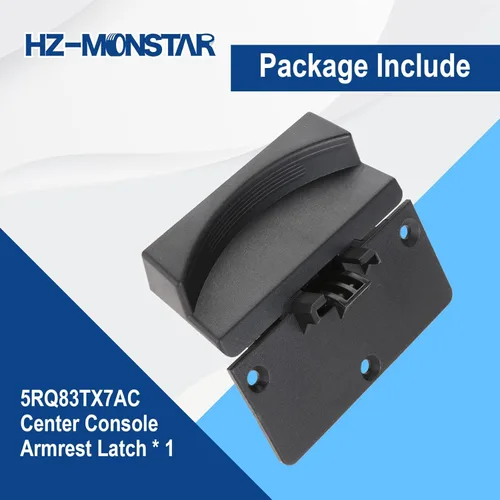 Vista 7 de Pestillo de tapa inferior de la consola del reposabrazos interior compatible con Dodge Ram 1500 Classic 2013-2018, Ram 2500 2013-2017, Ram 3500