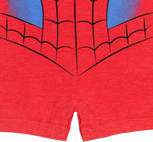 Vista 6 de Marvel Vengadores Spider-Man Capitán América Hulk Miles Morales Cosplay Mameluco recién nacido a niño pequeño