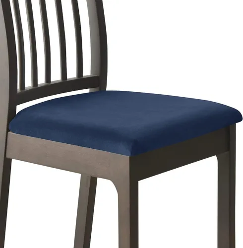 Vista 9 de Fundas de asiento de terciopelo para silla, fundas de asiento suaves y elásticas para comedor y cocina, protector de asiento de silla extraíble