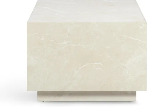 Vista 5 de Tov Furniture Mesa de centro Romy (travertino crema)
