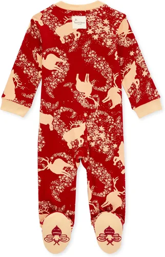 Vista 2 de Burt's Bees Baby - Pijama de una pieza para bebé, niño, para dormir y jugar, algodón 100% orgánico, enterizo de una pieza con cremallera frontal