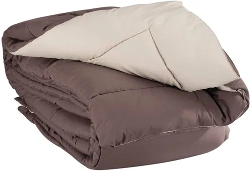 Vista 10 de Blue Ridge Home Fashions - Edredón sintético de microfibra para todas las estaciones, relleno de poliéster hipoalergénico, Algodón, Negro, gemelo