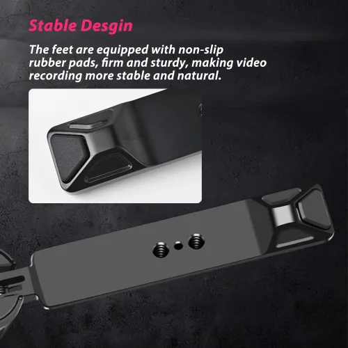 Vista 6 de Mini trípode de aluminio resistente, trípode de mesa de escritorio para cardanes DSLR, Zhiyun Weebill/Crane/Lab, DJI Ronin S/SC/RS/RSC Series, Osmo