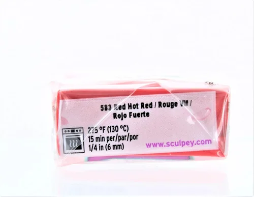 Vista 2 de Sculpey Iii arcilla polimérica 2oz-rojo rojo intenso