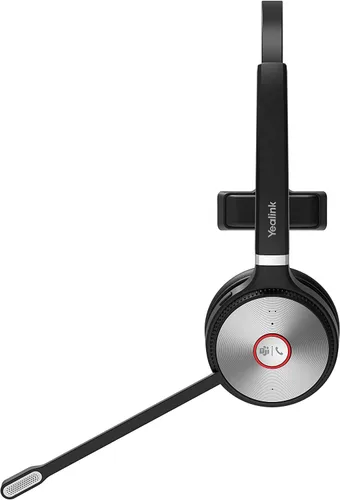 Vista 6 de Yealink WH62 - Auriculares inalámbricos DECT mono con certificación de equipos, auriculares inalámbricos con micrófono con cancelación de ruido