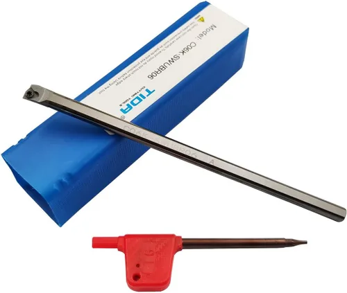 Vista 19 de 1PC C10K-SCLCR06 Torno CNC de carburo sólido torneado herramienta de torneado barra de mandrinar, soporte de herramienta de choque de acero