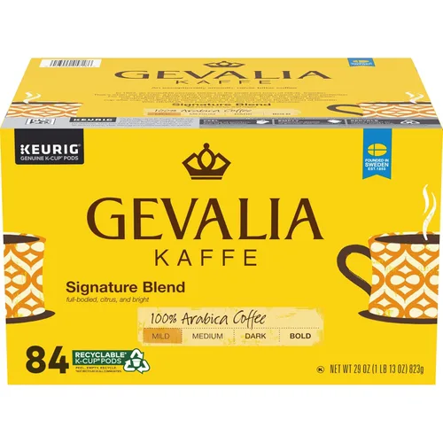Vista 4 de Maxwell House - Cápsulas de café para café (84 cápsulas) y mezcla Gevalia Signature Blend suave tostado K-Cup (84 cápsulas)
