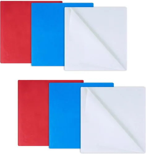 120 Sheets Tissue Paper Bulk 3 Colors 4th of July Patriotic Gift Papers Flag Day Wrapping Paper for Independence Day DIY Birthday Wedding Decoration